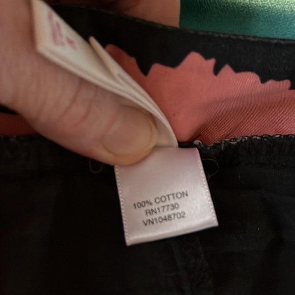 Xhileration Black peach and yellow full skirt size M - Picture 6 of 6